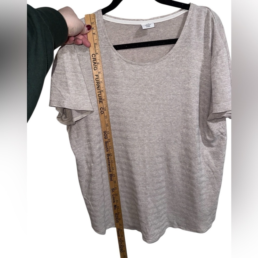 Urban Outfitters Ribbed Short Sleeve Top Women’s XL - Picture 4 of 10